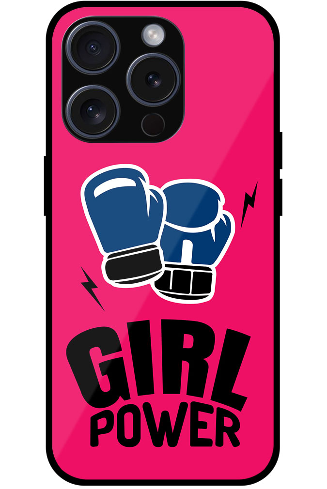 Girl Power Vector Design Metal TPU Printed Case