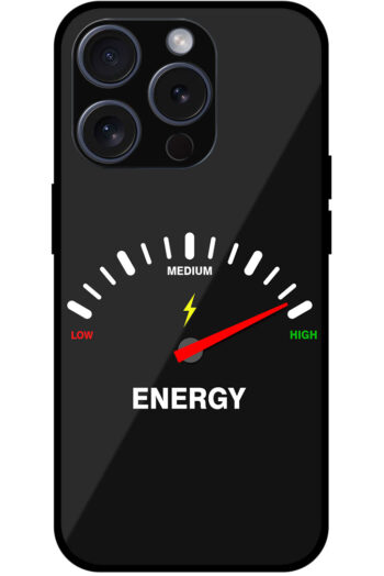 Energy Meter Vector Illustration Metal TPU Printed Case