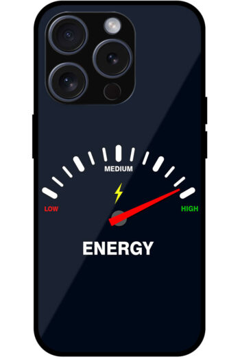 Energy Meter Vector Illustration Metal TPU Printed Case