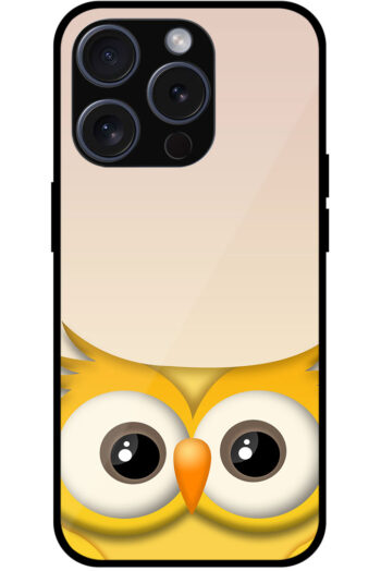 Elegant Vector Owl Illustration Metal TPU Printed Case