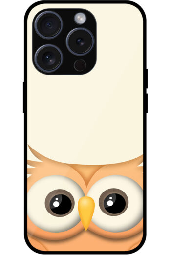 Elegant Vector Owl Illustration Metal TPU Printed Case