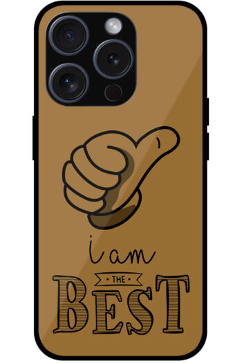 I Am The Best Text Design Metal TPU Printed Case