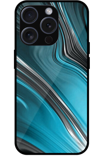 Modish Colorful Paintmix Design Metal TPU Printed Case