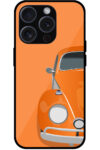 Classic Volksvagen Beetle Car Illustration Metal TPU Printed Case