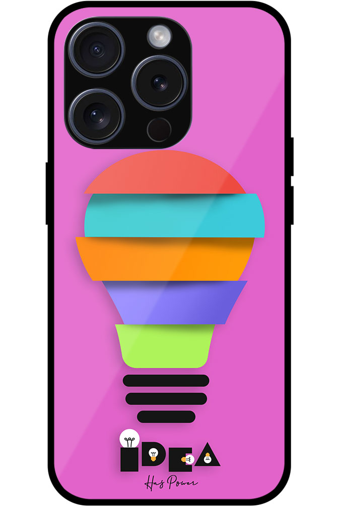 Idea Has Power Vectorart Metal TPU Printed Case