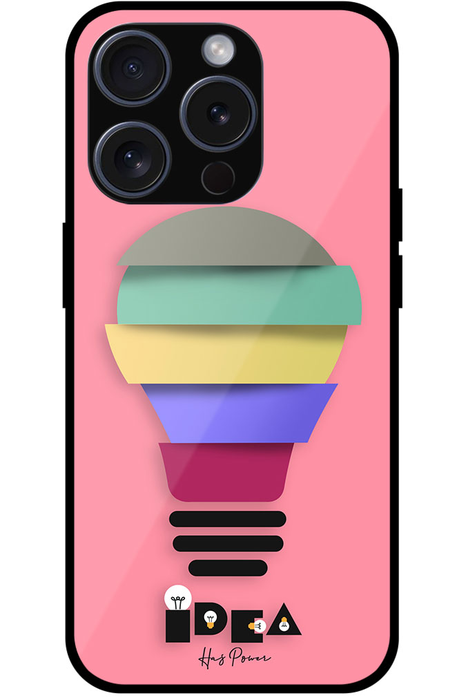Idea Has Power Vectorart Metal TPU Printed Case