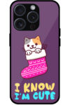 Cool Cat Christmas Stocking Artwork Metal TPU Printed Case