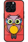 Cute Cartoon Owl Clipart Metal TPU Printed Case