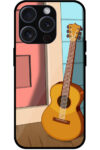 Acoustic Guitar Picture Art Metal TPU Printed Case