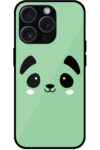 Cute Panda Face Artwork Metal TPU Printed Case