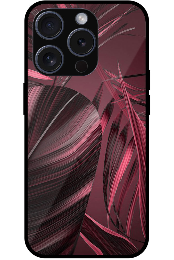 Abstract Peacock Feather Design Metal TPU Printed Case