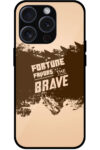 Fortune Quote Textart Metal TPU Printed Case
