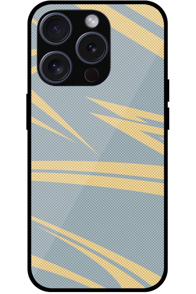 Abstract Blade Seamless Pattern Metal TPU Printed Case