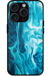 Abstract Fluid Marble Artwork Metal TPU Printed Case