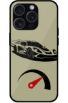 Racing Sports Car Vector Design Metal TPU Printed Case