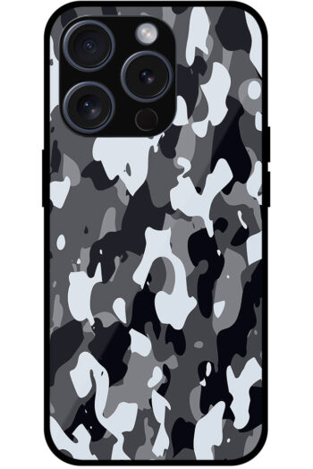 Soldier Camouflage Pattern Metal TPU Printed Case
