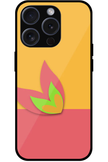Tricolor Butterfly Icon Design Metal TPU Printed Case