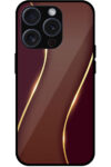 Gold Wave Metallic Design Metal TPU Printed Case