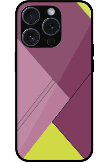 Abstract Geometric Layout Metal TPU Printed Case