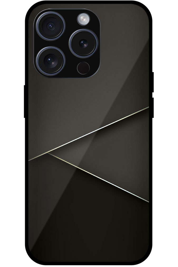 Glossy Metallic Lustre Design Metal TPU Printed Case