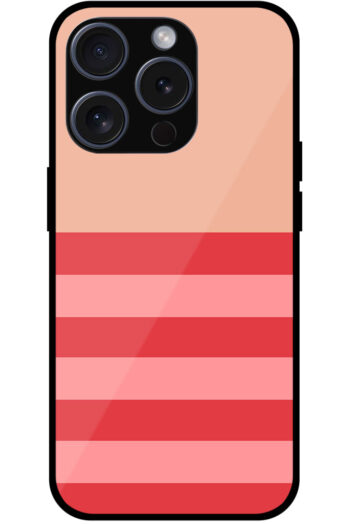Abstract Line Pattern Metal TPU Printed Case