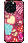 Pretty Heart Collection Metal TPU Printed Case