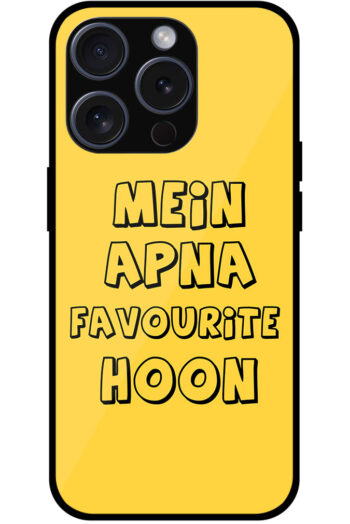 Mein Apna Favourite Hoon Quote Metal TPU Printed Case