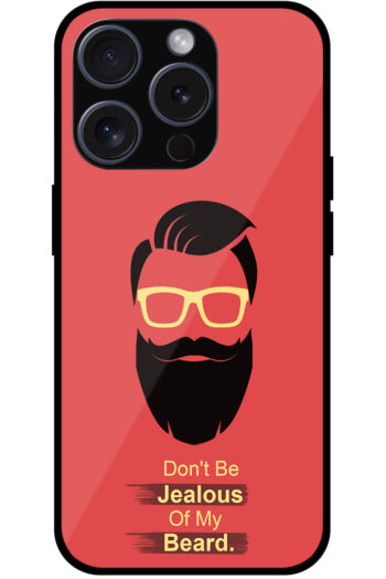 Cool Beard Vector Design Metal TPU Printed Case