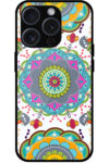 Multicolor Rangoli Artwork Metal TPU Printed Case