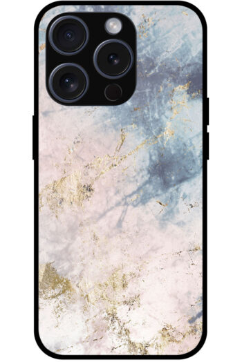 Stone Marble Wallpaper Metal TPU Printed Case