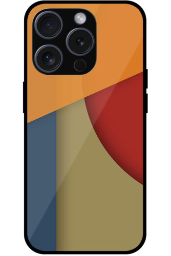 Abstract Geometrical Depiction Metal TPU Printed Case
