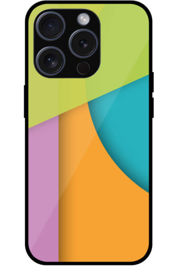 Abstract Geometrical Depiction Metal TPU Printed Case