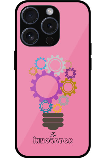Innovator Bulb Gear Illustration Metal TPU Printed Case