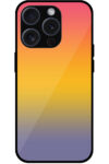 Multicolor Gradient Design Metal TPU Printed Case