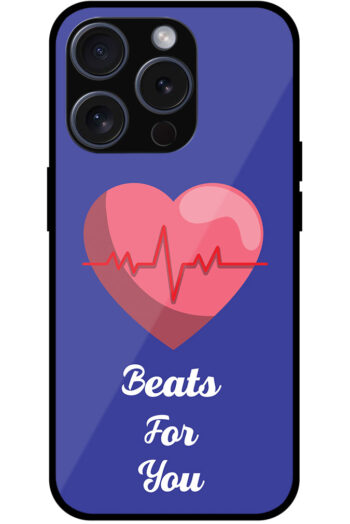 Heartbeat Vector Illustration Metal TPU Printed Case