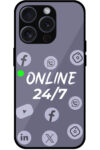 Social Media Logos Vector Illustration Metal TPU Printed Case