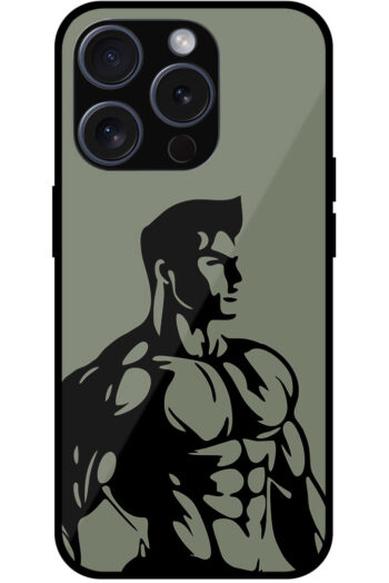 Tough Bodybuilder Vectorart  Metal TPU Printed Case