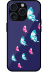 Elegant Butterfly Pattern Design Metal TPU Printed Case