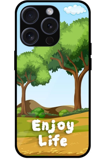 Enjoy Life Scenery Vectorart Metal TPU Printed Case