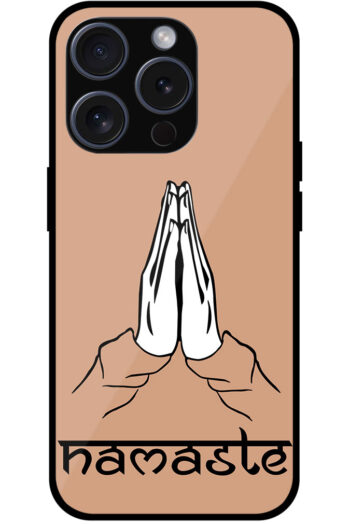 Namaste Vector Illustration Metal TPU Printed Case