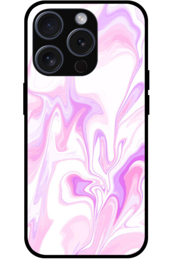 Aesthetic Liquid Marble Artwork Metal TPU Printed Case
