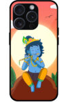 Balkrishna Playing Flute Vector Illustration Metal TPU Printed Case