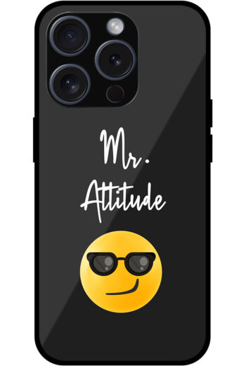 Emoji Mr. Attitude Vector Graphic Metal TPU Printed Case