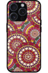 Ornate Floral Seamless Texture Metal TPU Printed Case