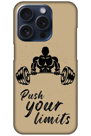 Push Your Limits Sketchart Hard Plastic Printed Case