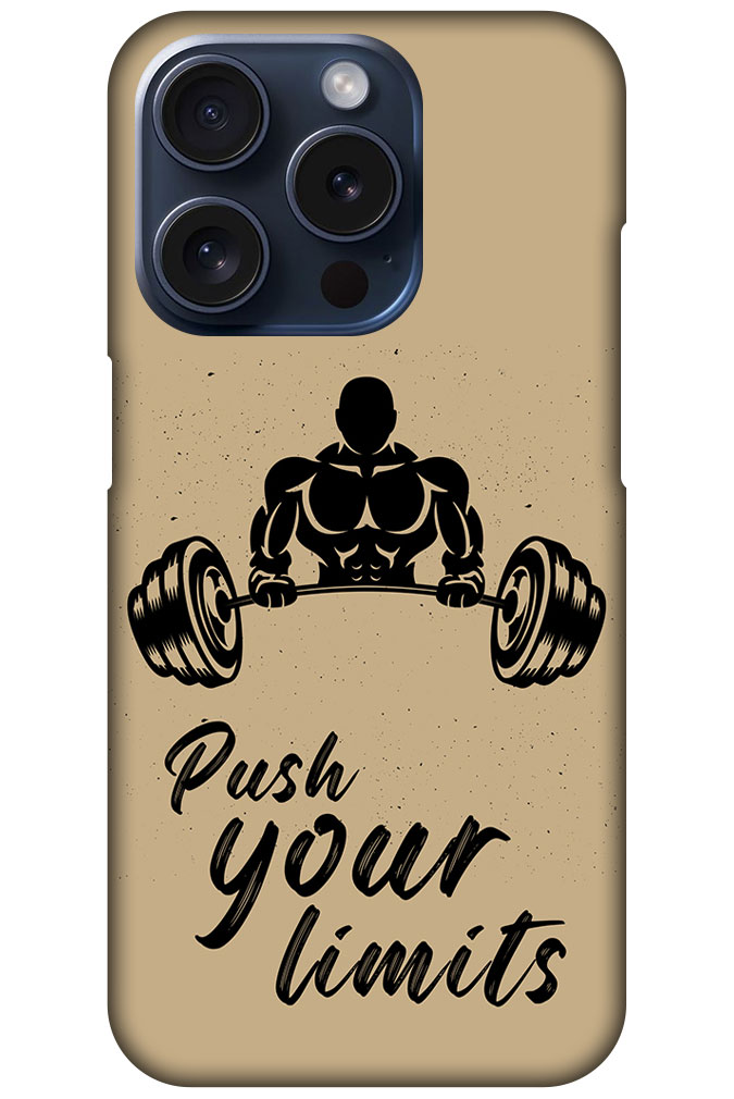 Push Your Limits Sketchart Hard Plastic Printed Case