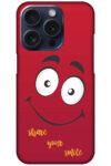 Happy Smiling Face Clipart Hard Plastic Printed Case