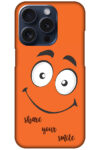 Happy Smiling Face Clipart Hard Plastic Printed Case