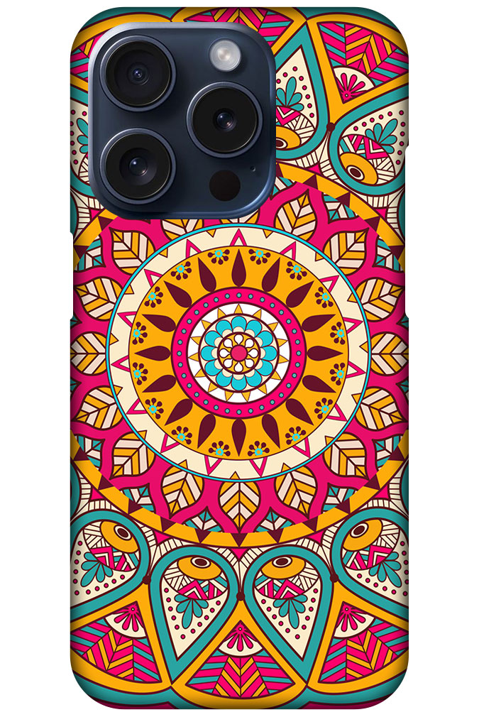 Mandala Artform Rangoli Pattern Hard Plastic Printed Case