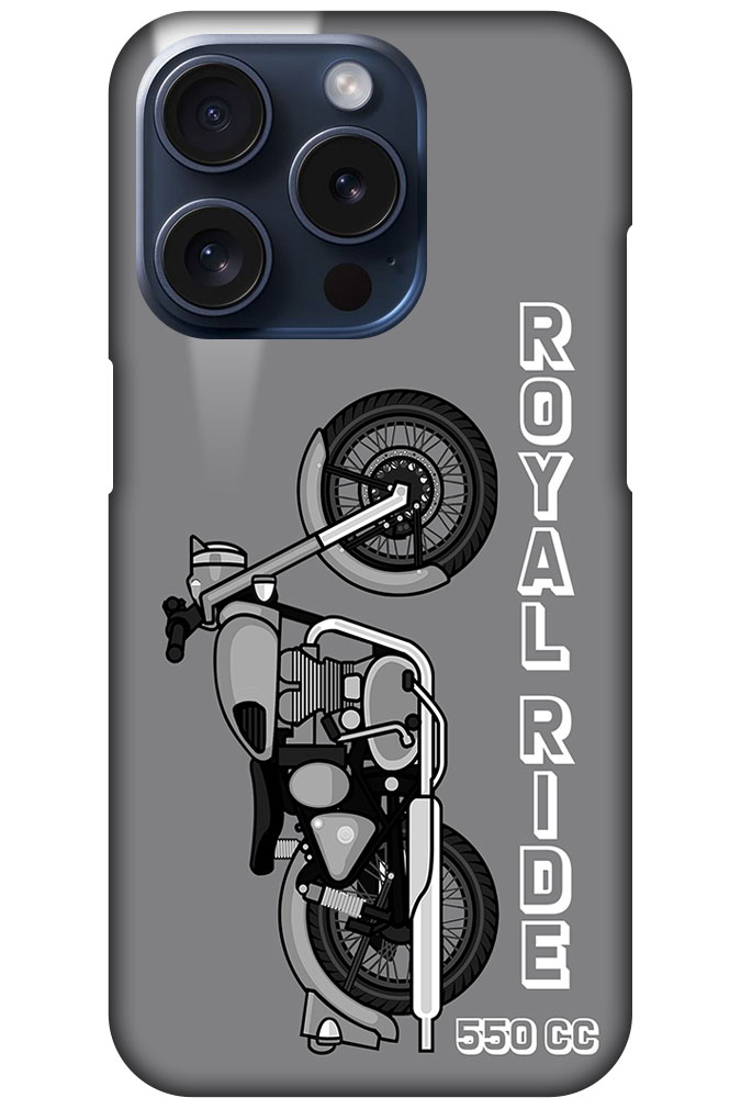 Royal Ride 550cc Motorbike Design Hard Plastic Printed Case